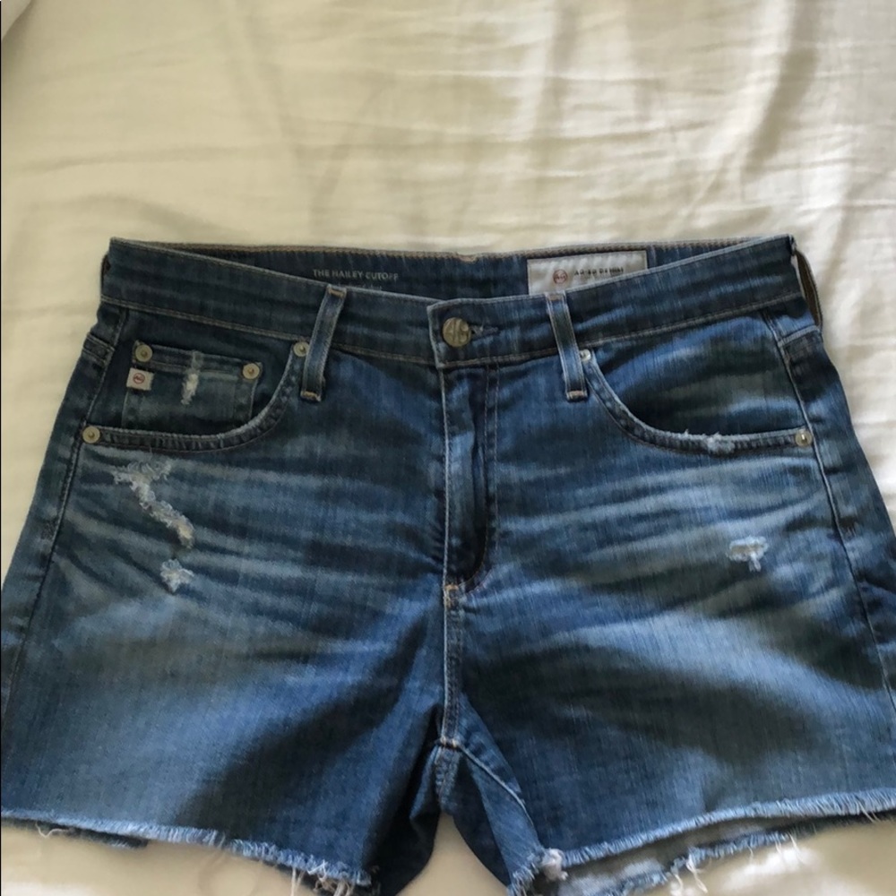 AG Denim Hailey Cutoff ex-boyfriend short